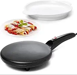 Panquequeira Elétrica Antiaderente110v, para Panquecas, Omeletes e Tapiocas (Cores Aleatórias)