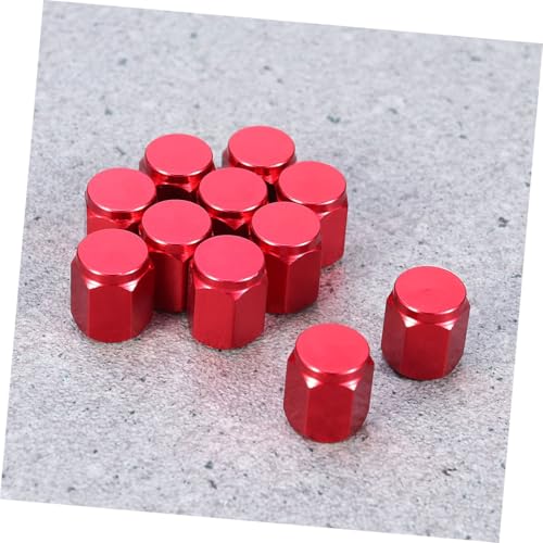 10 tapones hexagonales de aleación para válvulas de llantas de bicicleta, fáciles de instalar, tapas contra el polvo, compatibles con bicicletas de montaña y carretera miniatura 3