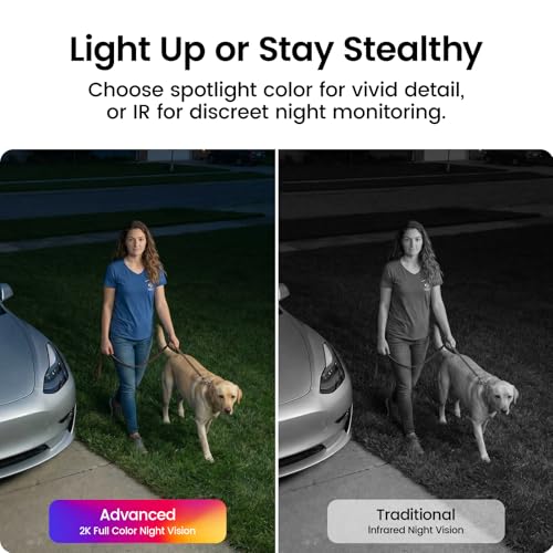 Image of aosu 2K Battery Security Cameras Wireless Outdoor System, 4-Cam-Kit | True 2K HD with 6X Zoom, Full Color Night Vision, 4-View Live, Cross-Camera Tracking, PIR + AI Human Detection, Easy Setup