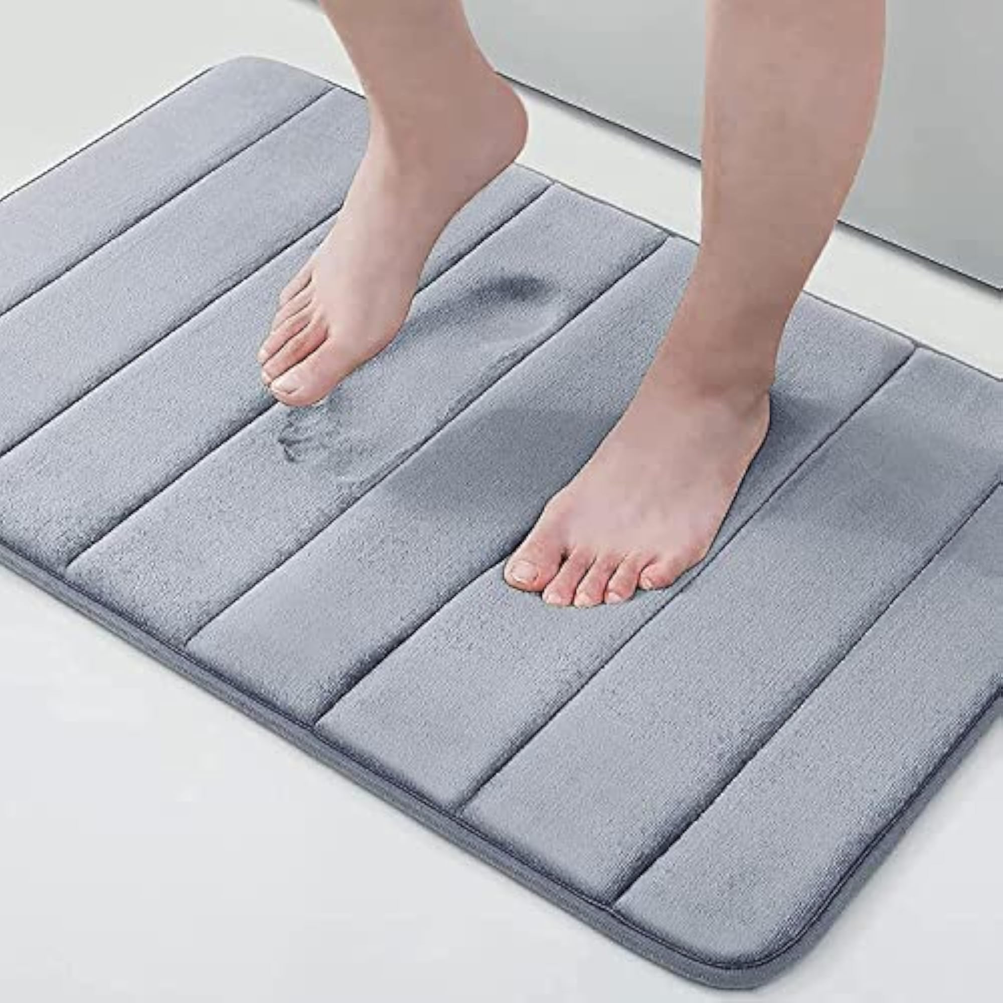 Memory Foam Bathroom Door Mat, Soft and Comfortable