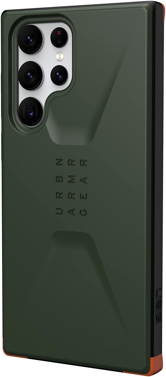 URBAN ARMOR GEAR UAG-GLXS22ULT-C-OL Galaxy S22 Ultra Shockproof Case, Olive