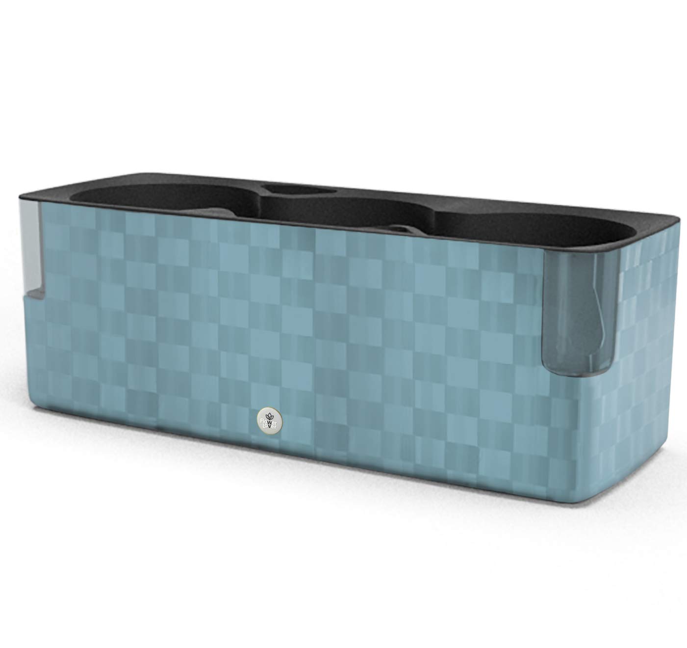 Erhard-Trading Cobble Trio Design kruidenpot met irrigatiesysteem, kruidenbak, plantenbak, kruidentuin, antraciet
