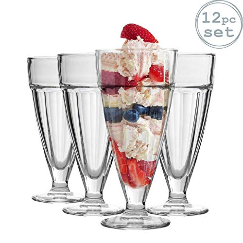Argon Tableware Bicchieri per Gelato - 350 ml - Confezione Regalo da 12 Pezzi