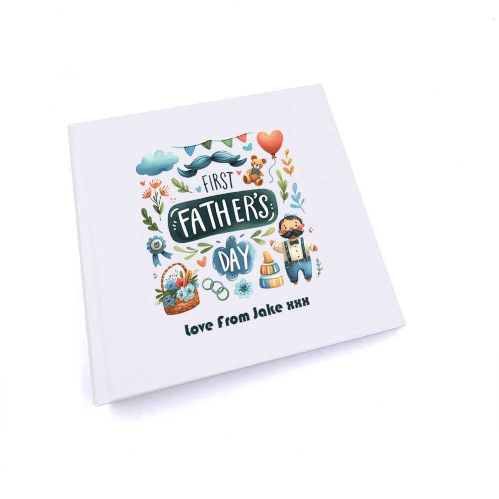 Personalised First Father's Day Vintage Photo Album Gift