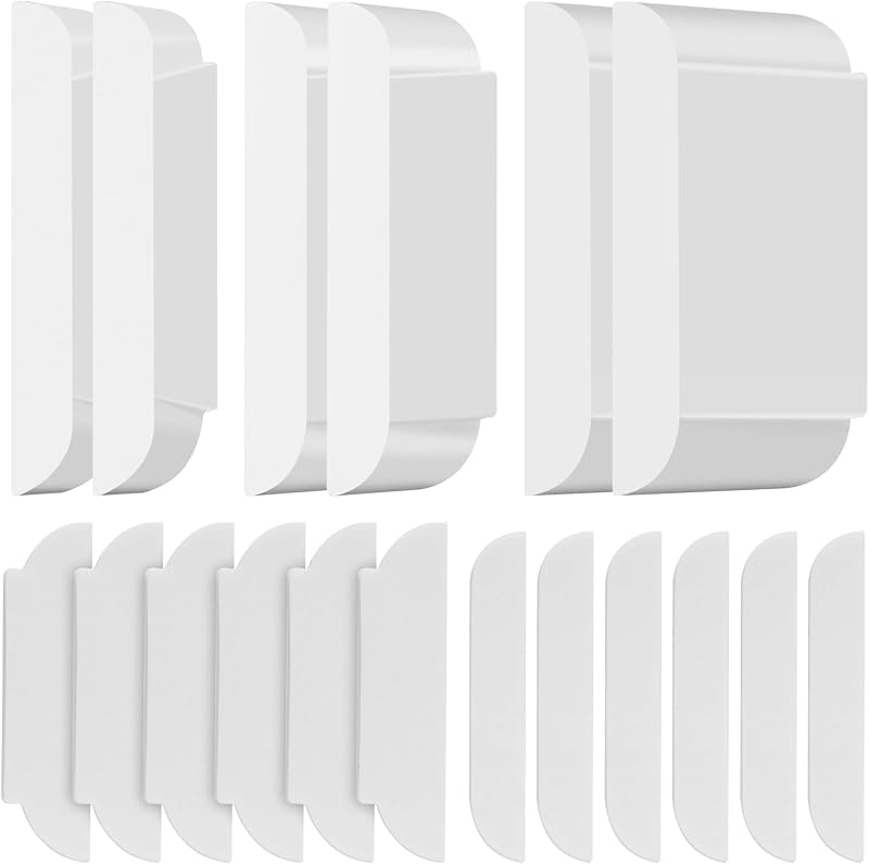 6-Pack Sensor Spacers Compatible with Ring Alarm Contact Sensor – 3 Sizes (1”, 1/2”, 1/4”) with Matching Magnet Adhesive Pads for Precise Alignment – Installation Kit (Device & Magnet Sold Separately)