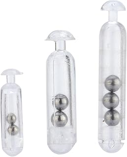 【𝐏𝐚𝐬𝐜𝐮𝐚】 30 Uds, Sonajeros de Pesca duraderos Transparentes, señuelos de Pesca con sacudidas, Tubo de inserción para atraer Peces, sonajeros, agitar, atraer, Atar Moscas