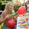 Bomba de globos manual, inflador manual de doble acción | soplador rápido de dos vías, accesorios de látex y foil, suministros para cumpleaños y festivales, kit de arco para bodas y decoración 4