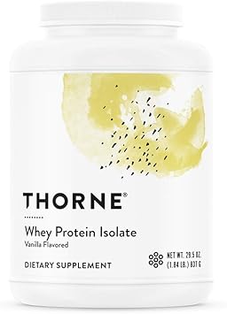 THORNE - Whey Protein Isolate Bundle - Chocolate & Vanilla Flavors