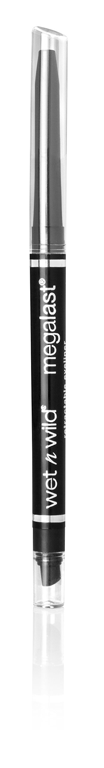 wet n wild Megalast Retractable Eyeliner, Blackest Black, 0.005 Ounce by Wet 'n Wild
