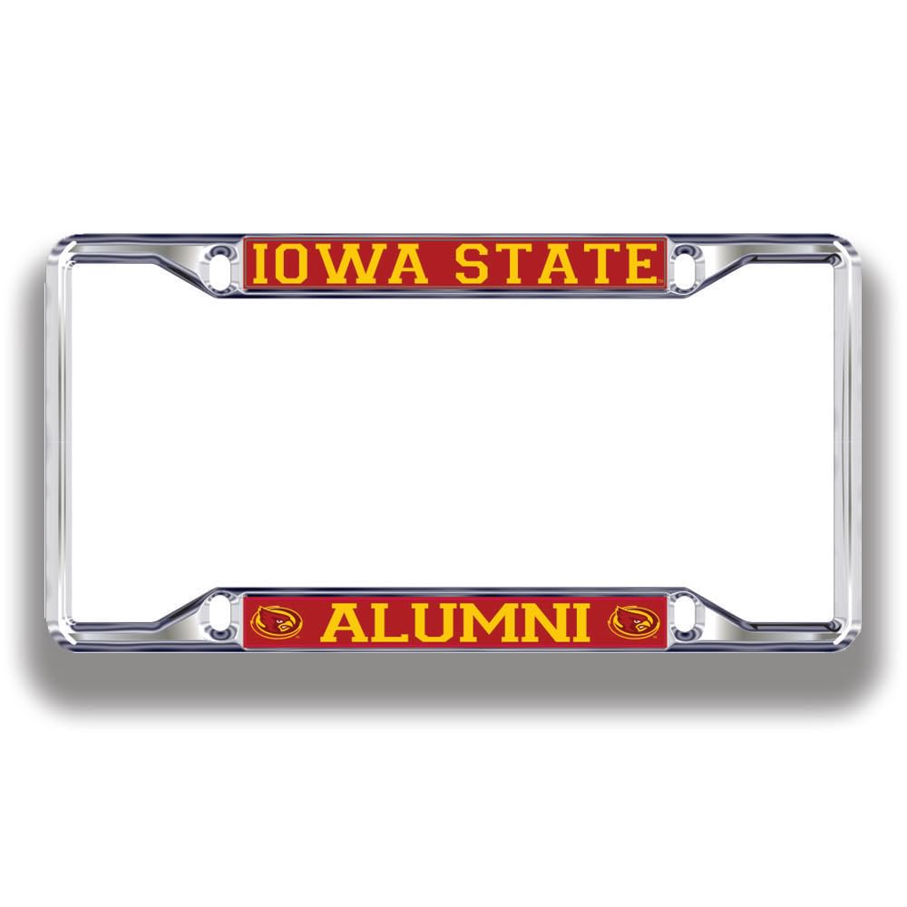 Elite Fan Shop NCAA License Plate Frame Alumni