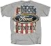 Joe Blow Ford Country American Flag T-Shirt-large