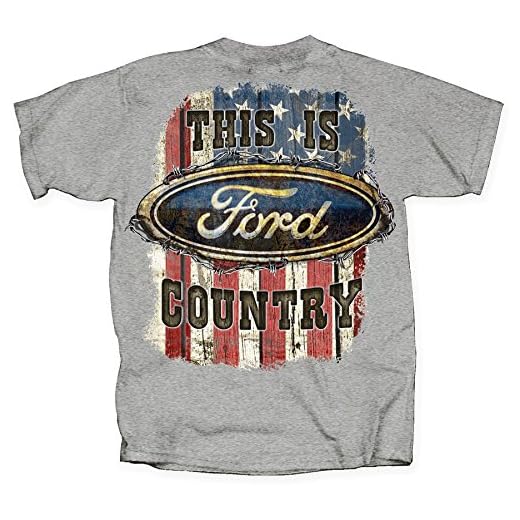 Joe Blow Ford Country American Flag T-Shirt-medium