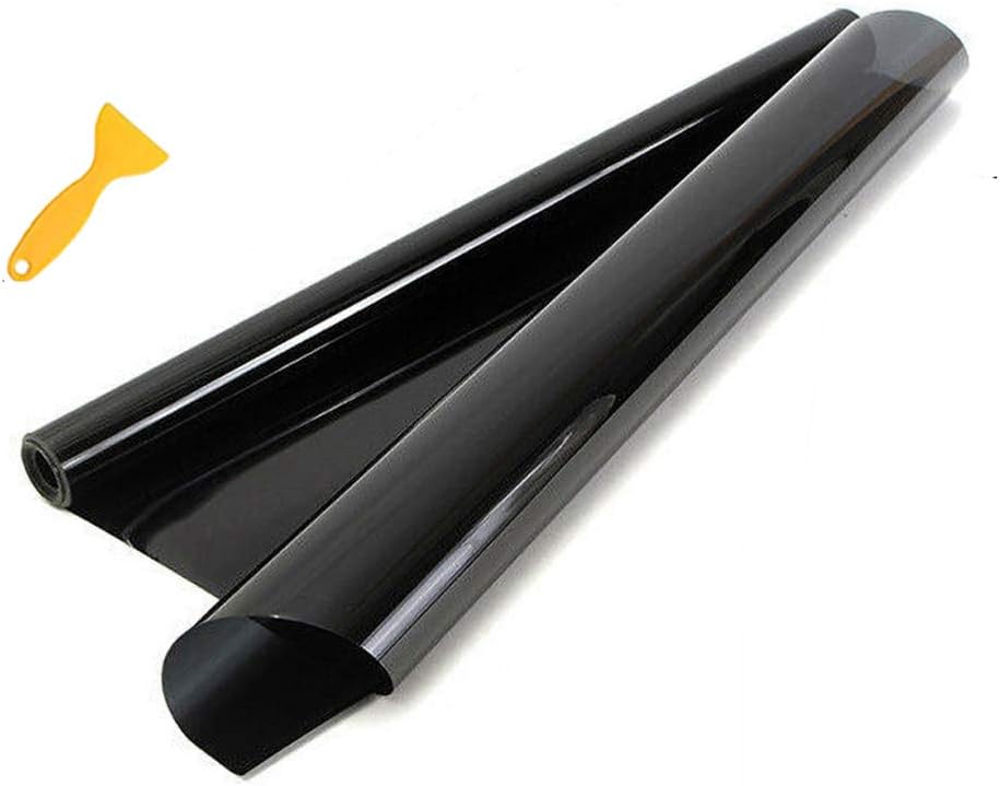 Mayyou Car window Tint Film Tinting Super Dark Black Film Bathroom Blinds 15%/20%/25%/35%/50% 300 * 50cm