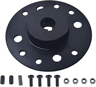 Go Kart Sprocket Hub with 5/8" Bore & 3/16" Keyway Fit for Mini Bike 212cc 196cc 6.5hp Dune Buggies Drift Trike Heavy Duty Go Kart Cart with Hardware Kit