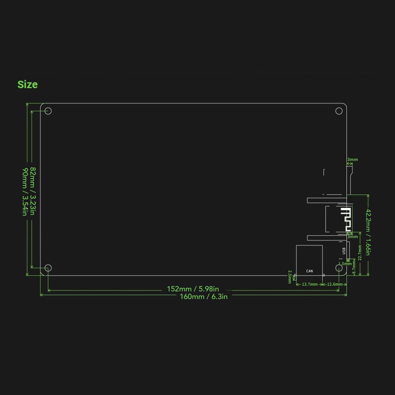 Garosa MKS 8 V2 Motherboard mit TMC2209-Treiber, 32 Bit für 3D-Druck, Unterstützt Klipper und , Ideal für -Drucker und Motor-Upgrades