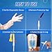 Leg Bag 1000mL/33.8oz – Urinary Catheter for Men, Women，Foley Catheter Leg Bag – Anti-Reflux Valve, Easy Flip Drain, 18