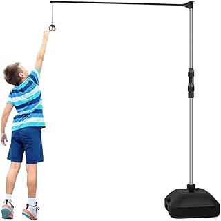 ENHEN Vertical Jump Tester Height Adjustable Vertical Jump Trainer, Bounce Jumping Measurement Tester Training Aid, Basketball Badminton Volleyball Spike Trainer Machine (Size : S Size)