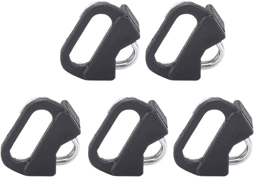 Acouto Lug Ring Camera Strap Triangle Split Ring Alloy Hook and Plastic 5pcs Camera Shoulder Strap Triangle Split Ring Adapters for Camera with Round Eyelet