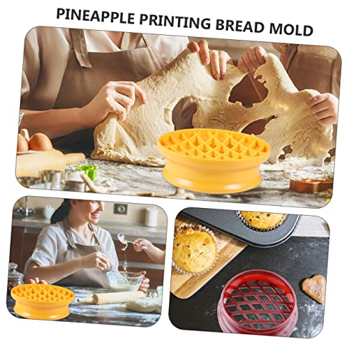 Molde para pan de piña 4 piezas de silicona antiadherente miniatura 7
