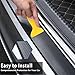 LRKKJQ Car Door Sill Protector Strips for Volvo XC-40 XC-60 XC-70 XC-90,Paste Type Carbon Fiber Door Sill Protectors Easy to Install