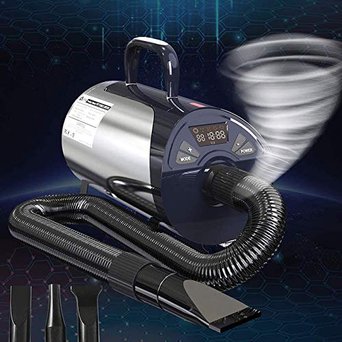 Makro Neuester Hundetrockner Professionelle Tierpflege-Haartrockner für Hunde mit LED-Bildschirm Hochgeschwindigkeits-Hundegebläse-Trockner