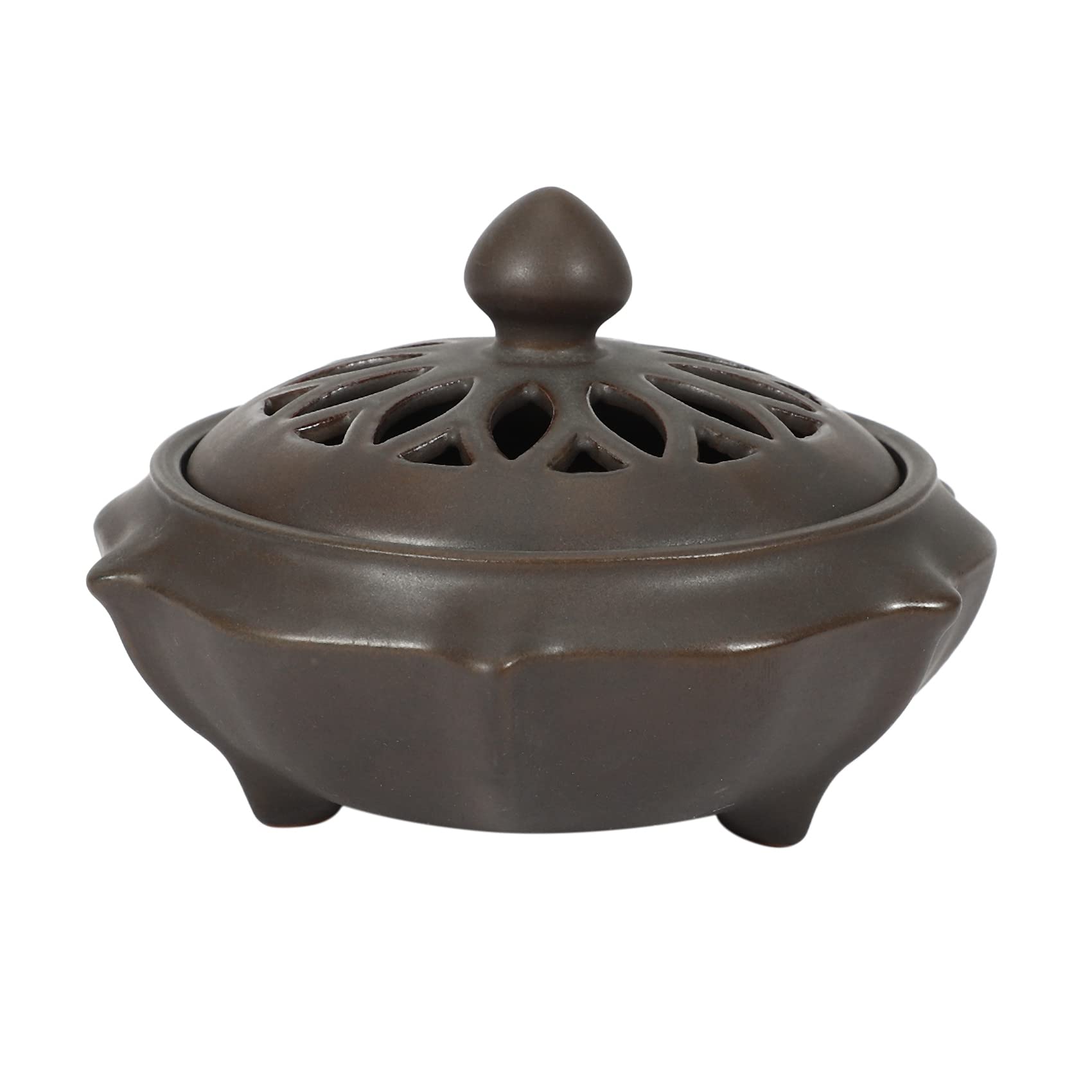 CTRLZS Ceramic Mosquito Repellent Incense Burner Classical Living Room Decor Porcelain Coil Incense Holder