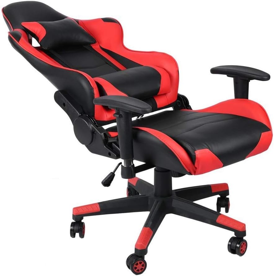 Gaming Video Game Chair Racing Chairs Home Office Computer Gaming Exclusive Swivel Leather Chair Adult Racing Computer Gaming Chair (Color : Picture Color Size : 70X70X127CM)