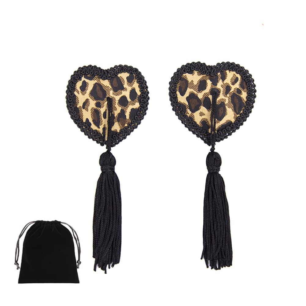 Nippies Rouge Cache Tétons Avec Tassel