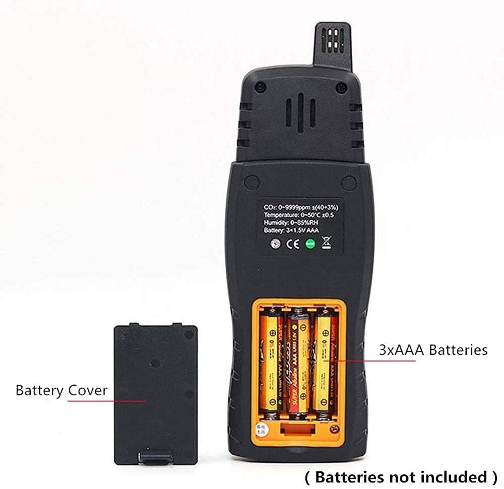 CO2 Meter Air Monitor carbon dioxide sensor CO2 de... - Vicedeal