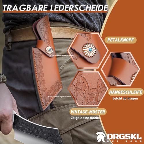 DRGSKL Extrem Scharfes klein küchenmesser & Outdoor Messer Geschenke – Ansicht 5