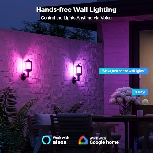 Luces de pared exterior XMCOSY+ con 50% de descuento, ahora $29.99
