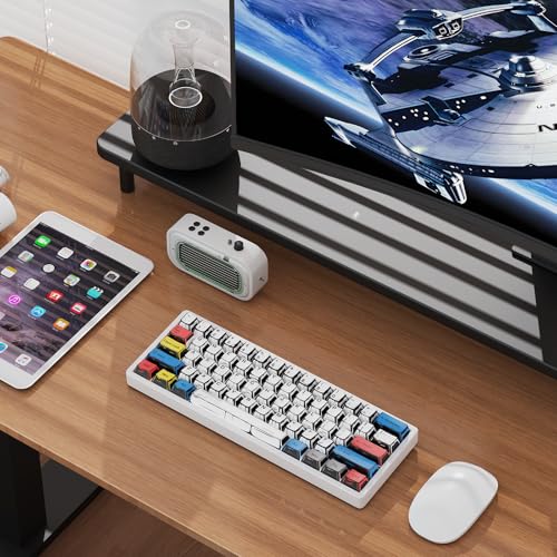 Retro PBT Keycap, Comic Theme Keycap Set, 137 Keys Dye Sublimation Keyboard Keycaps, Compatible with 60% 75% 100% Mechanical Keyboards