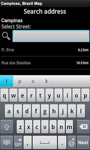 Campinas, Brasil Mapa Offline: PLACE STARS