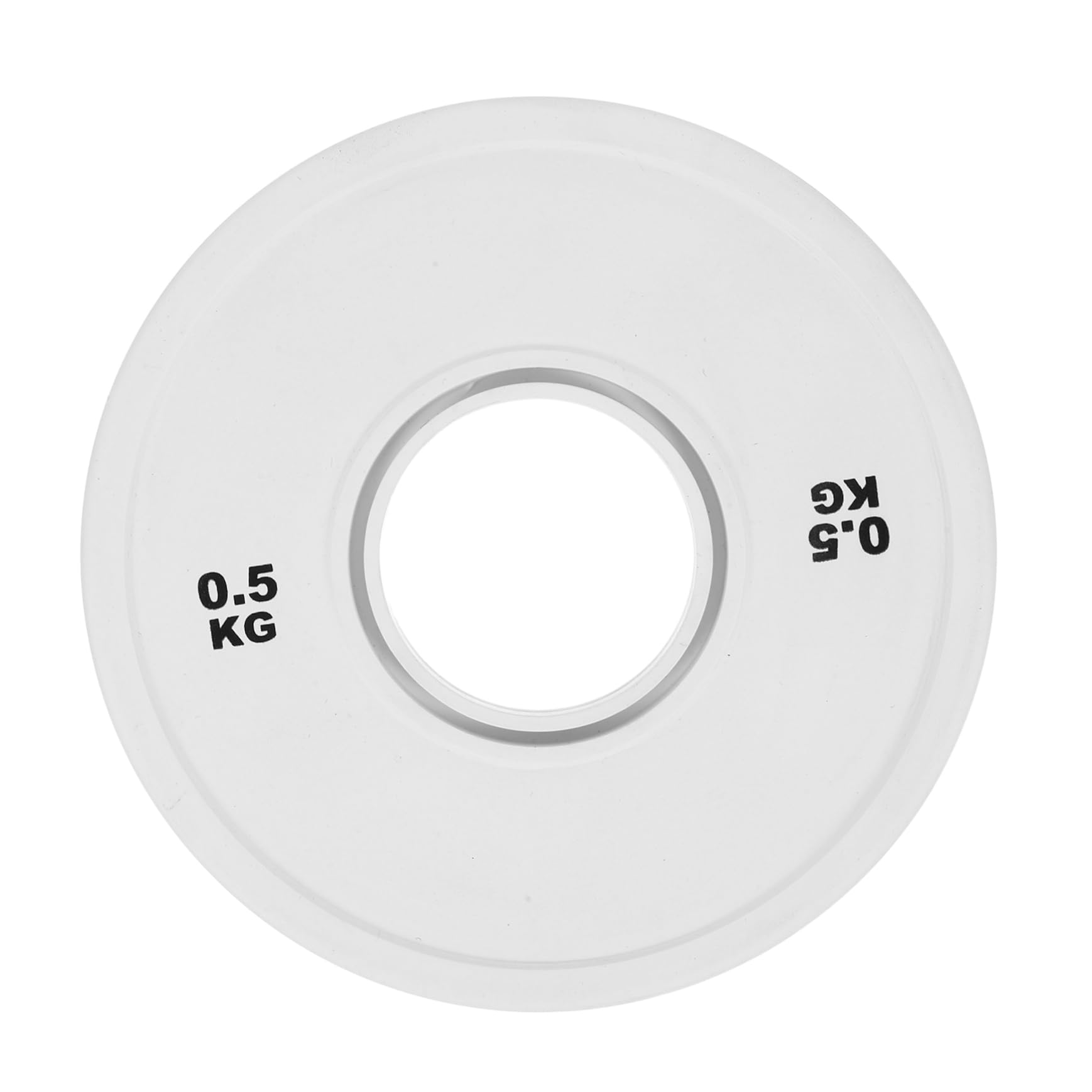 Disco de Pesas Redondo de 0, 5kg Núcleo de Acero y Goma