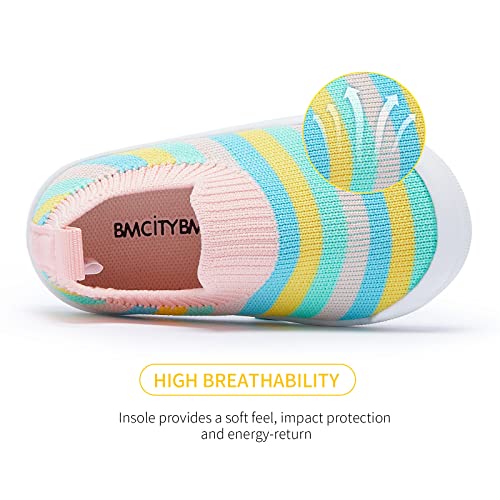 Image of BMCiTYBM Baby Sneakers Girls Boys Lightweight Breathable Mesh First Walkers Shoes 6-24 Months