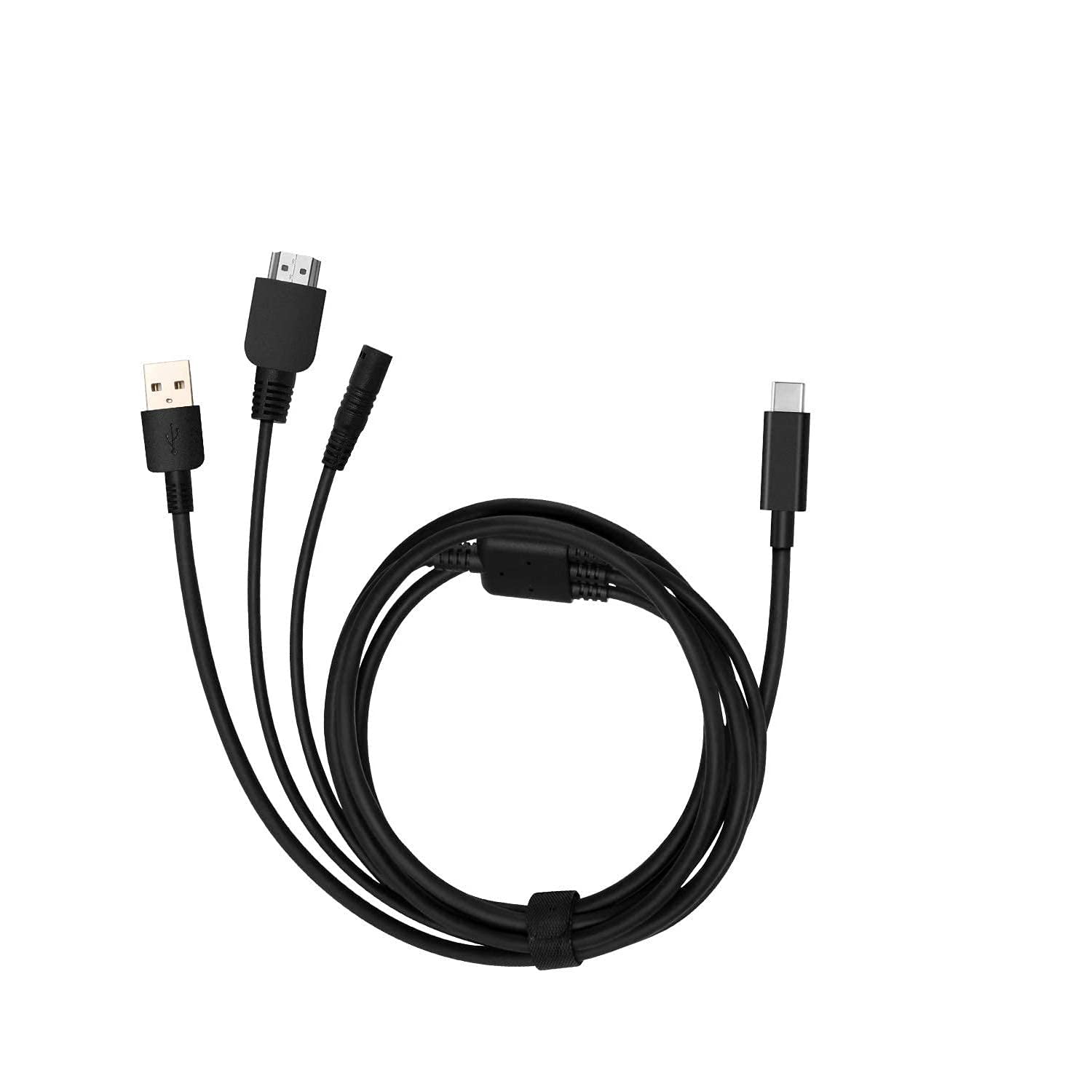 HUION 3-in-1 Kabel für KAMVAS 22 und KAMVAS 22 Plus Grafik-Zeichenmonitor USB-C zu HDMI+USB-A Stromkabel