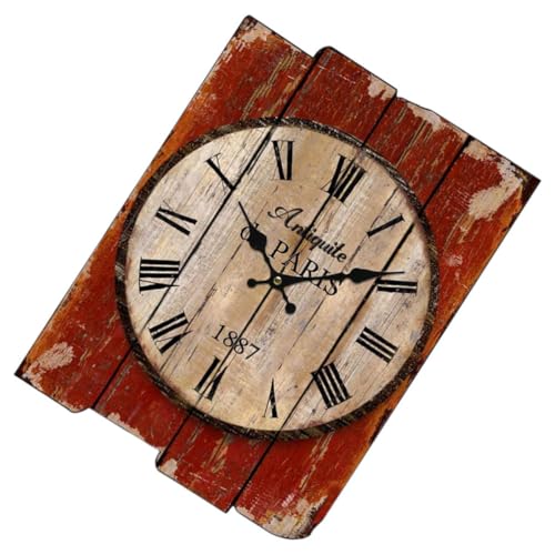 Horloge murale vintage pour décoration rustique de pub et club créatif