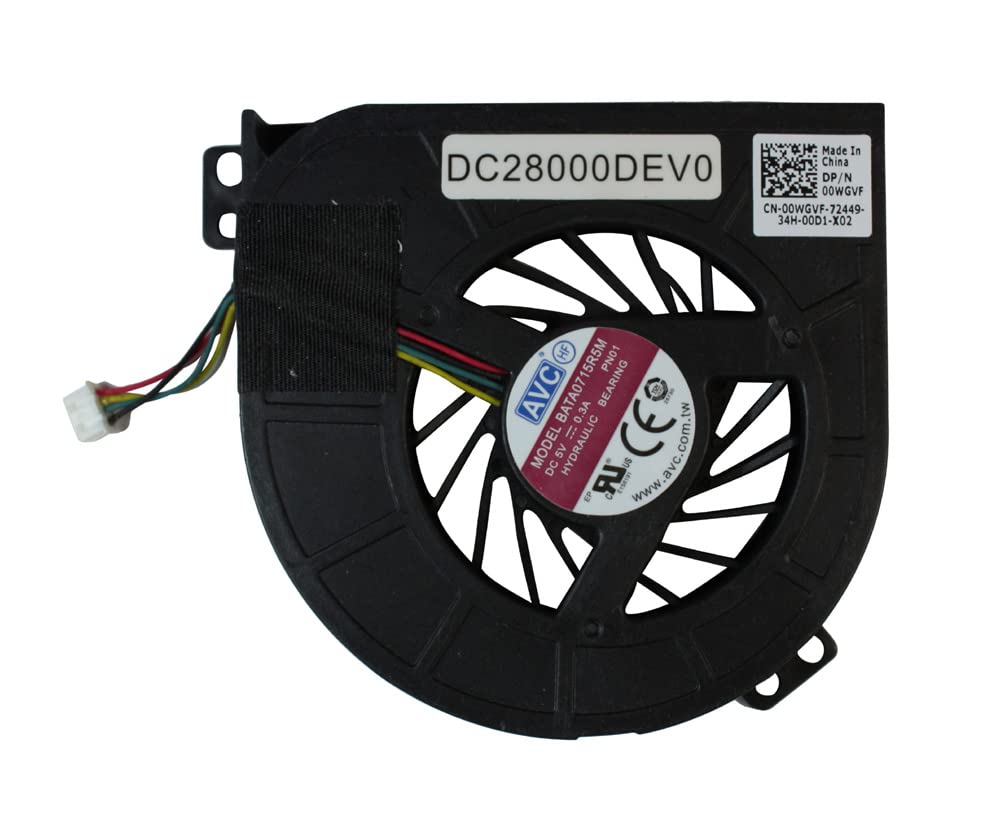 Ventilateur GPU pour portable Dell Precision M4600 de rechange