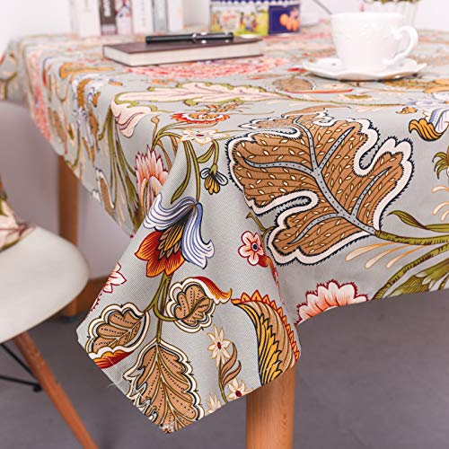 LSSM Nappe Nappe éPaissir La Nappe Nappe D'HôTel à Fleurs RéTro Serviette De Couverture Multifonctionnelle Vert 140 * 200cm