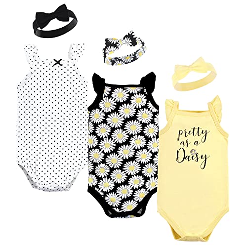Image of Hudson Baby girls Sleeveless Bodysuit and Headband SetBaby and Toddler T-Shirt Set