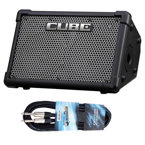 Roland Cube Street EX Amplificateur de guitare Mini PA avec câble jack Keepdrum
