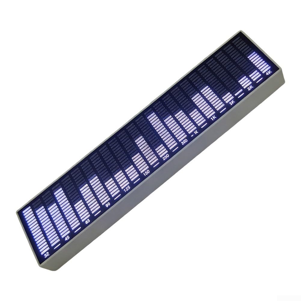 Analizzatore a LED ad attivazione vocale, display reattivo ritmo musicale con 6 modalità, lampada con sensore audio alimentato tramite USB, per barra luminosa, barra luminosa, sala giochi (involucro