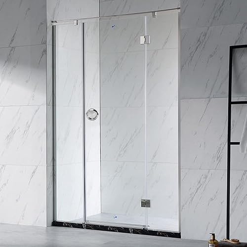 Miniatura 7 de Penwlled - 2 pomos deslizantes de acero inoxidable para puerta de vidrio de ducha, manija redonda de baño de espalda a trasera, pomos plateados para