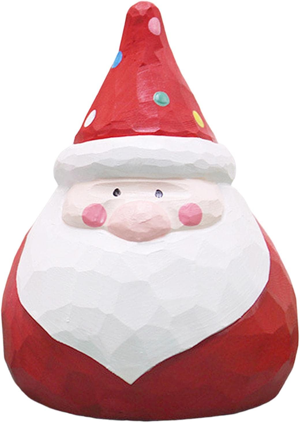 ATORSE® Santa Doll Christmas Collectible Statue Photo Prop for Desktop Centerpiece Santa Claus