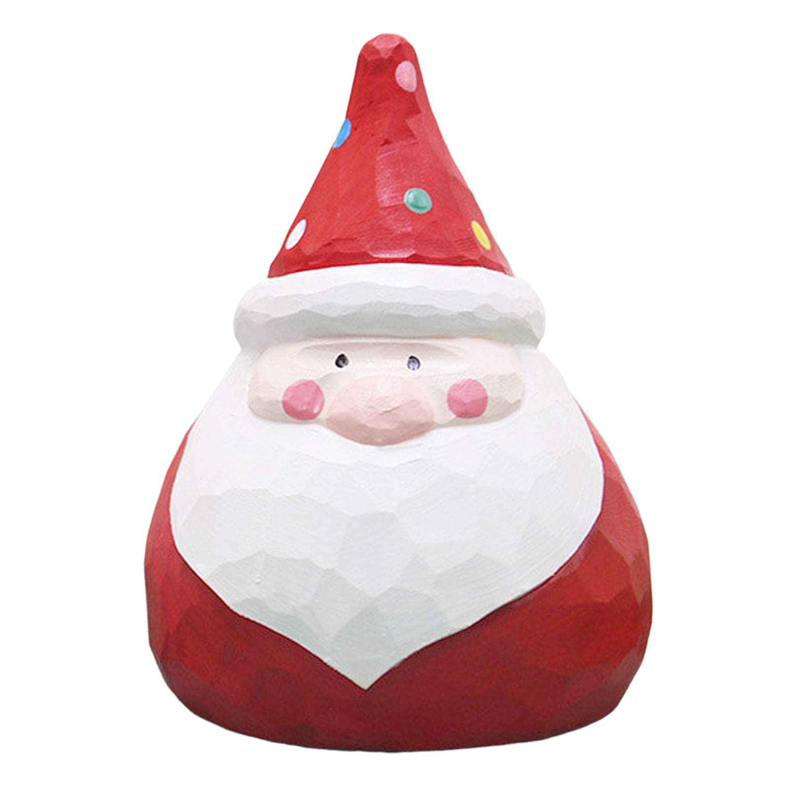ATORSE® Santa Doll Christmas Collectible Statue Photo Prop for Desktop Centerpiece Santa Claus