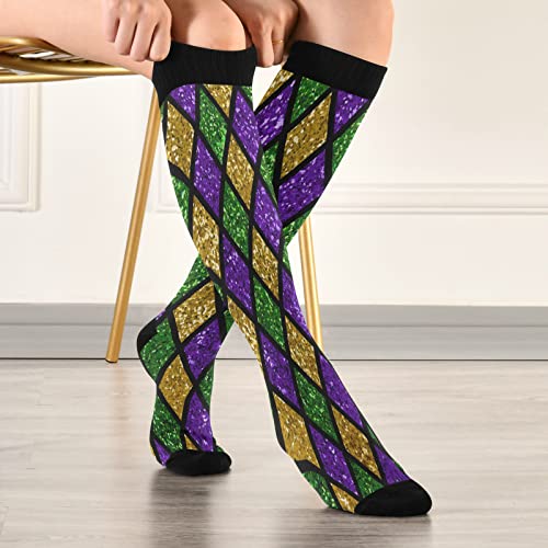 Image of Fisyme Socks for Women Men, Warm Comfort Athletic Crew Running Hiking Cycling Compression Socks