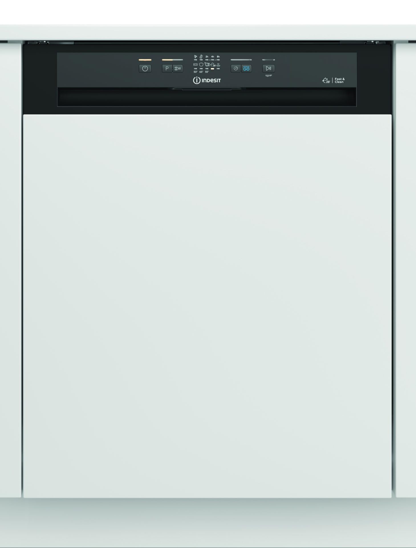 INDESIT I3B L634 B LAVASTOVIGLIE 2024 SEMI INCASSO NO PANNELLO SCOMPARSA PARZIALE 14 COPERTI CLASSE D NERO