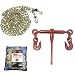 BoxerTool Load Binder Kit - ¼” Binder - G70 Transport Chain ¼” x 20ft - Flat Bed Trucks, Trailers, Tie Down System, Cargo Control Equipment