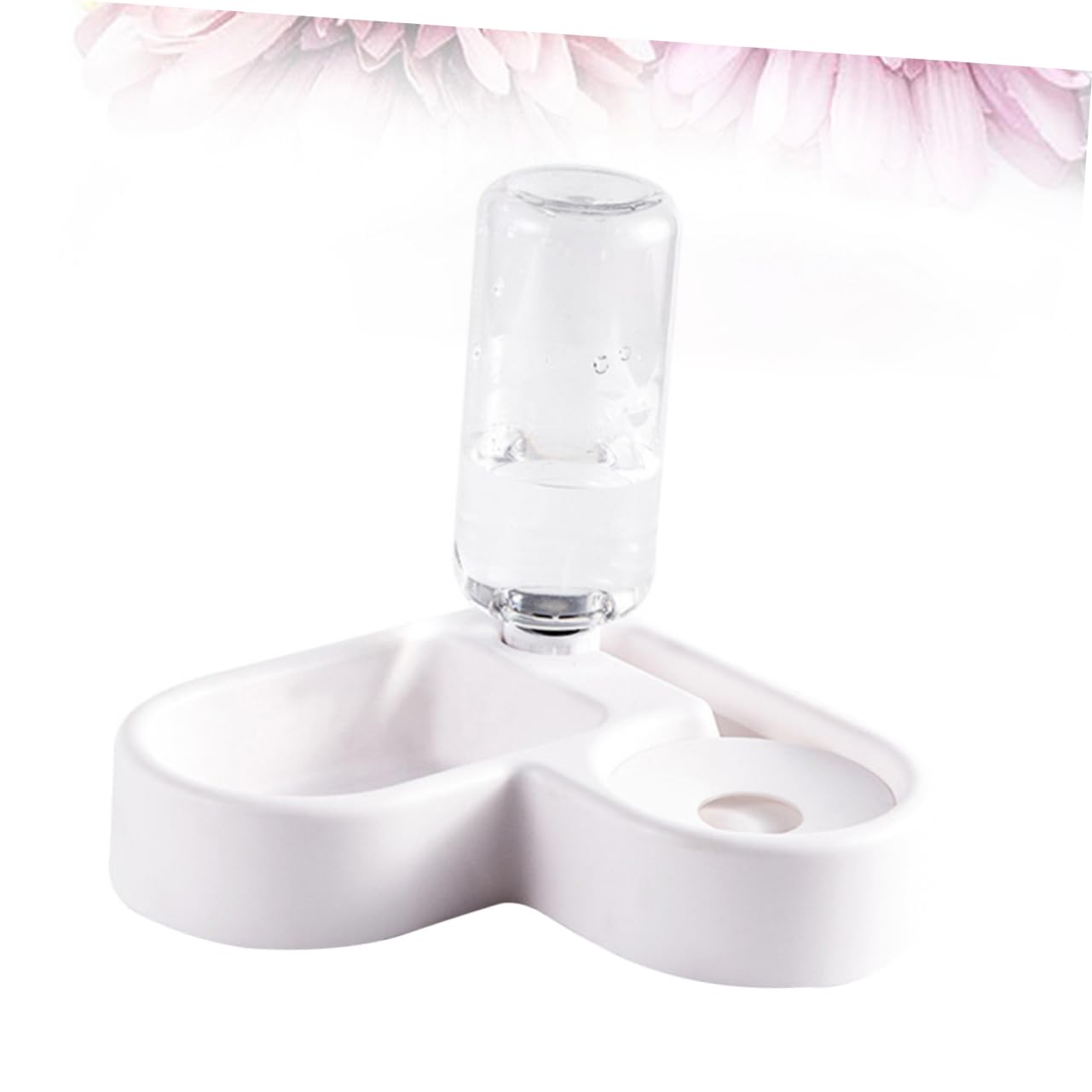 BESPORTBLE 3stücke Automatischer Wasserspender Und Futternapf Für Katzen Und Hunde rutschfest Auslaufsicher Mit Elegantem Design Praktisch Für Zuhause Und Unterwegs Weiß