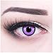 Produktbild Farbige rosa Crazy Fun Kontaktlinsen Purple Lunatic mit gratis Linsenbehälter + 60ml Pflegemittel, Topqualität zu Fasching, Karneval und Halloween